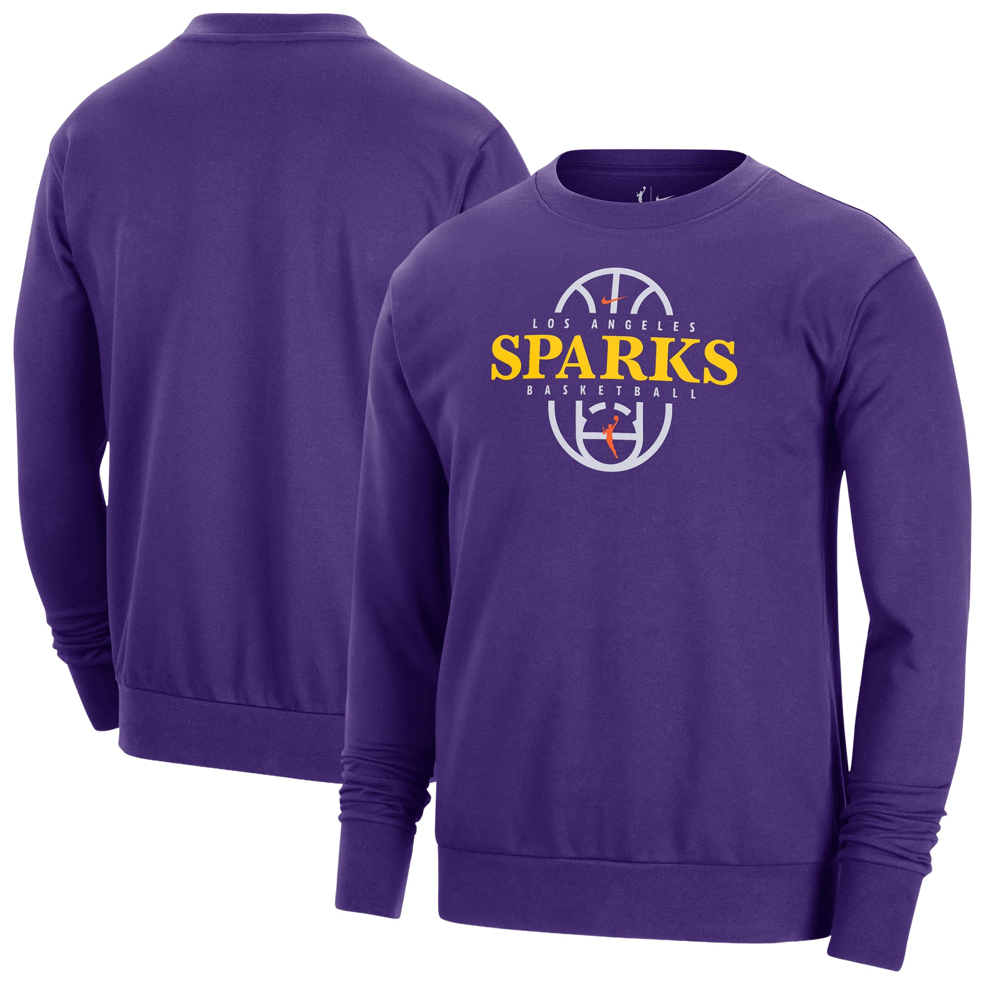 Unisex Nike Purple Los Angeles Sparks 2026 On-Court Practice Dri-FIT Sweatshirt